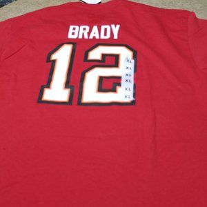 Tom Brady, Tampa Bay, #12 NFL Licensed T-Shirt, XLarge